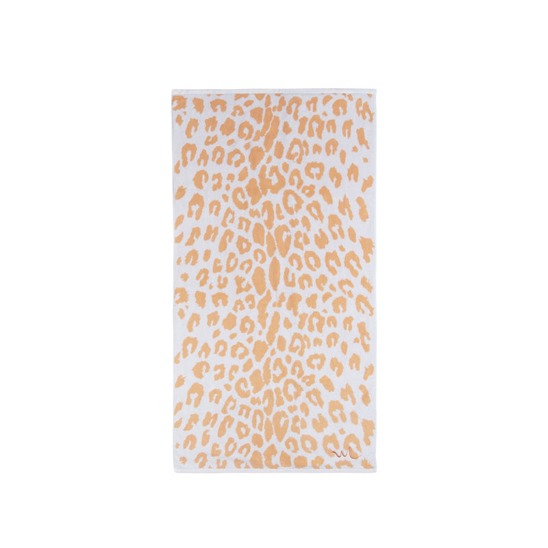 Towels Leopard Coral