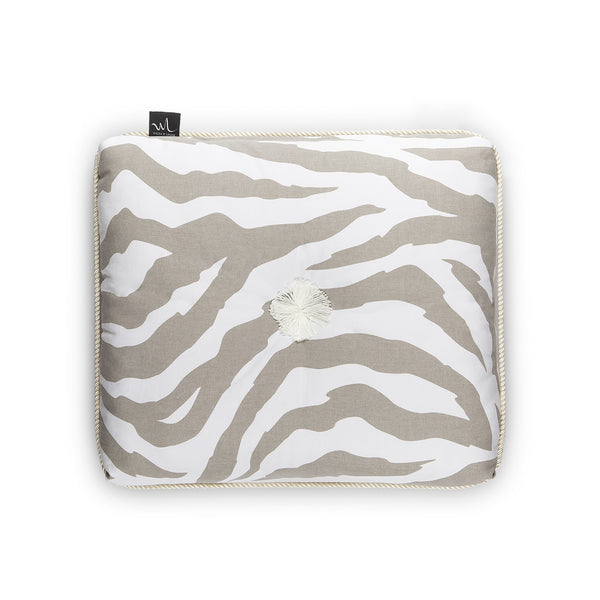 Kapok cushion Zebra